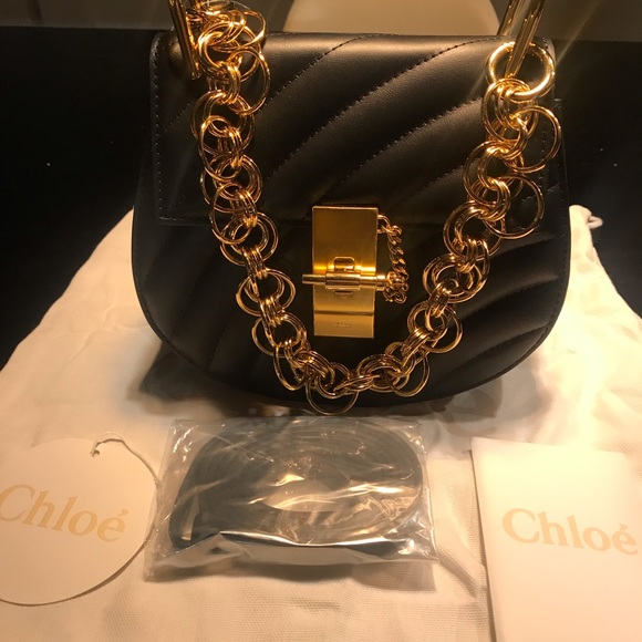 Chloe Calfskin Quilted Mini Drew Bijou Bag - Picture 6 of 7